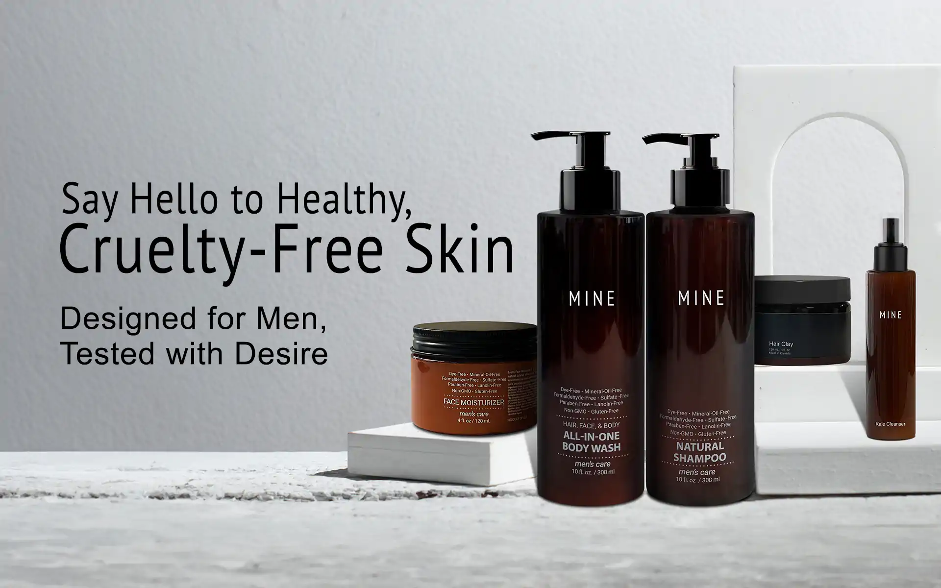 Mine Skin Care for Men - Designed for Men, Tested with Desire